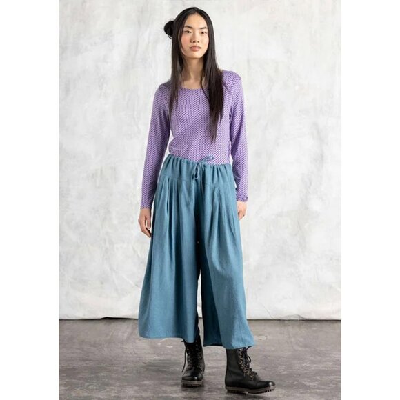 Gudrun Sjode “Tina” jersey top in lyocell/spandex powder purple/patterned - Picture 1 of 3